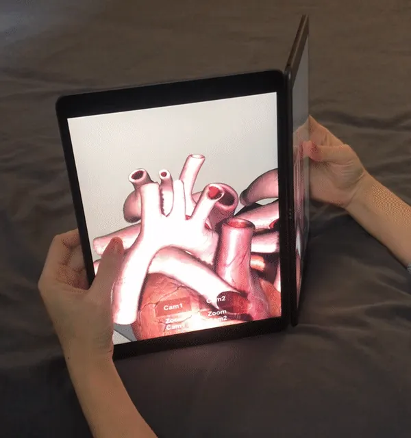 Multi-surface 3D display research